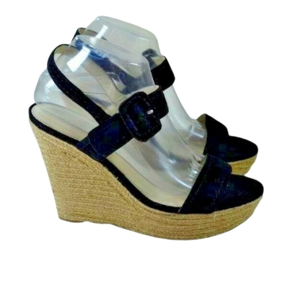 Marc Fisher Shoes - Marc Fisher Hipiee 2 Black Suede Espadrill…